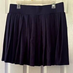 NWT The drop navy blue pleated tennis skort